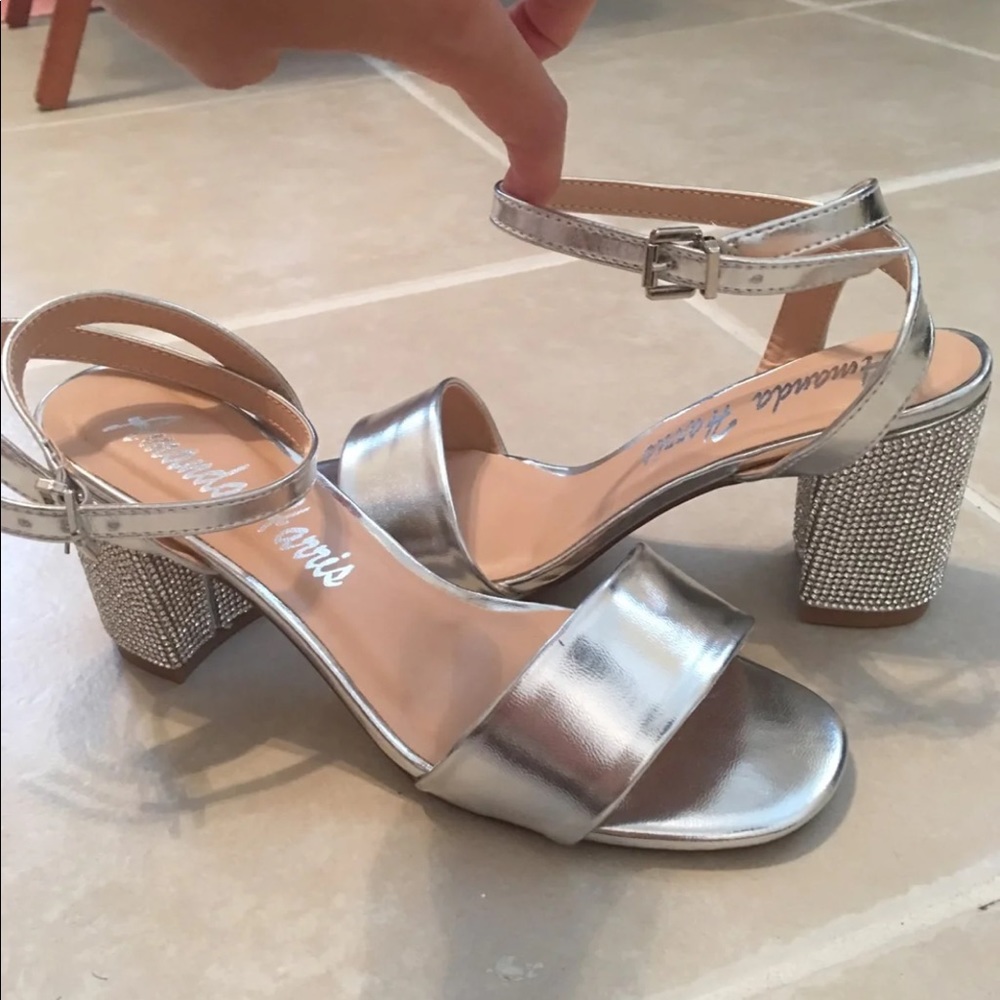 Silver heels